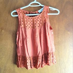 A&F Eyelet Tank Top